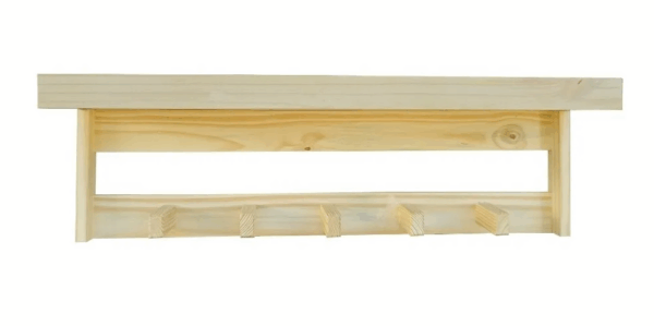 Perchero De Pared Nordico Repisa 80 cm - Imagen 2
