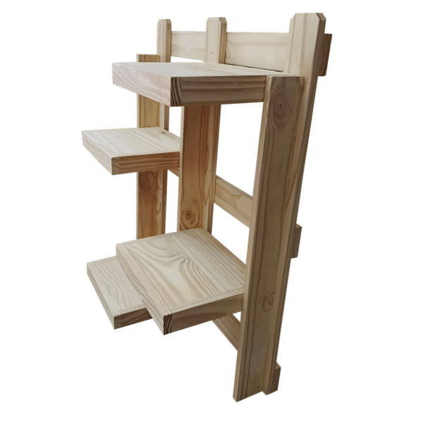 Porta Maceta de Pared en Pino 60cm
