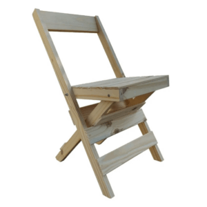 Silla Plegable Pino Madera Maciza Exterior E Interior Bar