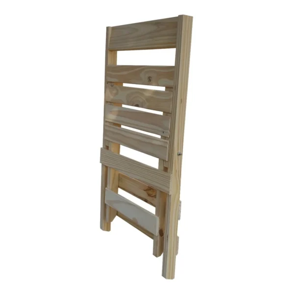 Silla Plegable de Pino Madera Maciza para exterior interior y bar