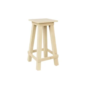Taburete Estilo Campo Rustico Para Desayunador 75cm