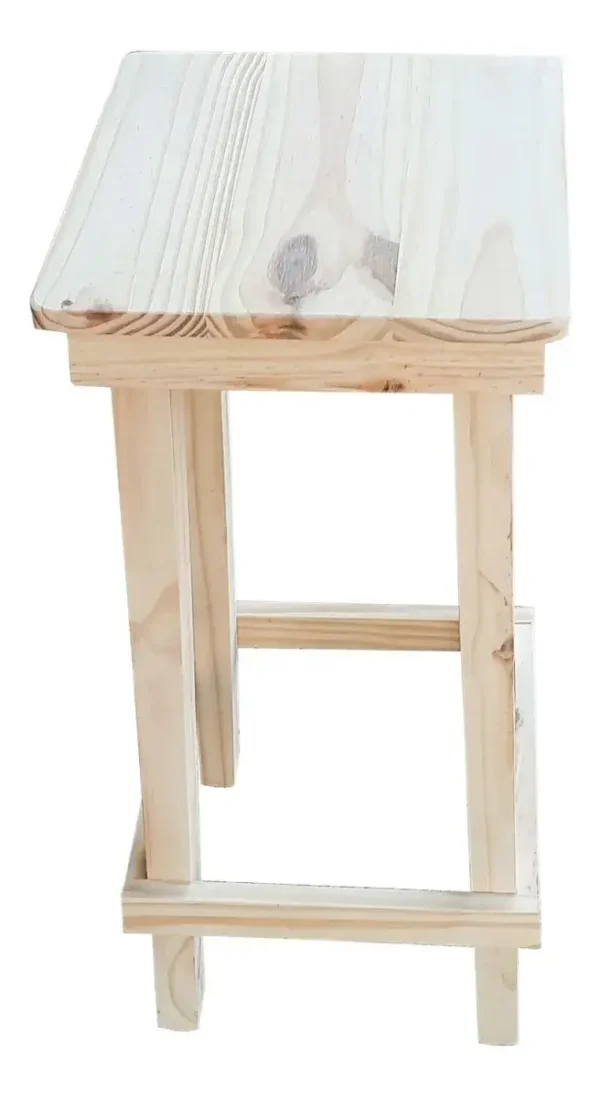 Taburete Estilo Campo Rustico Para Desayunador 75cm - Imagen 5