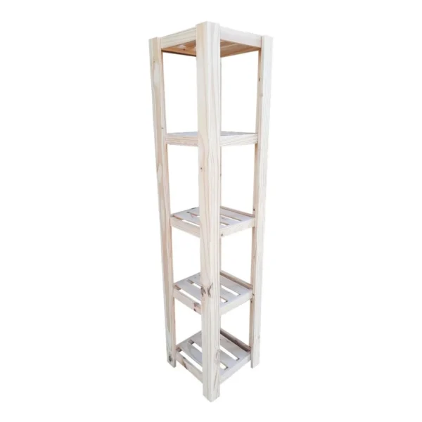 Toallero Estantería Pino 40 ancho x180x40 Organizador de Baño