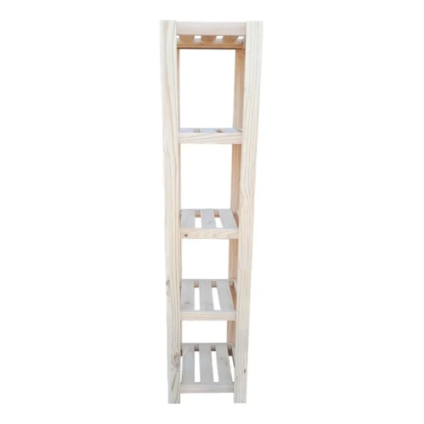 Toallero Estantería Pino 40 ancho x180x40 Organizador de Baño