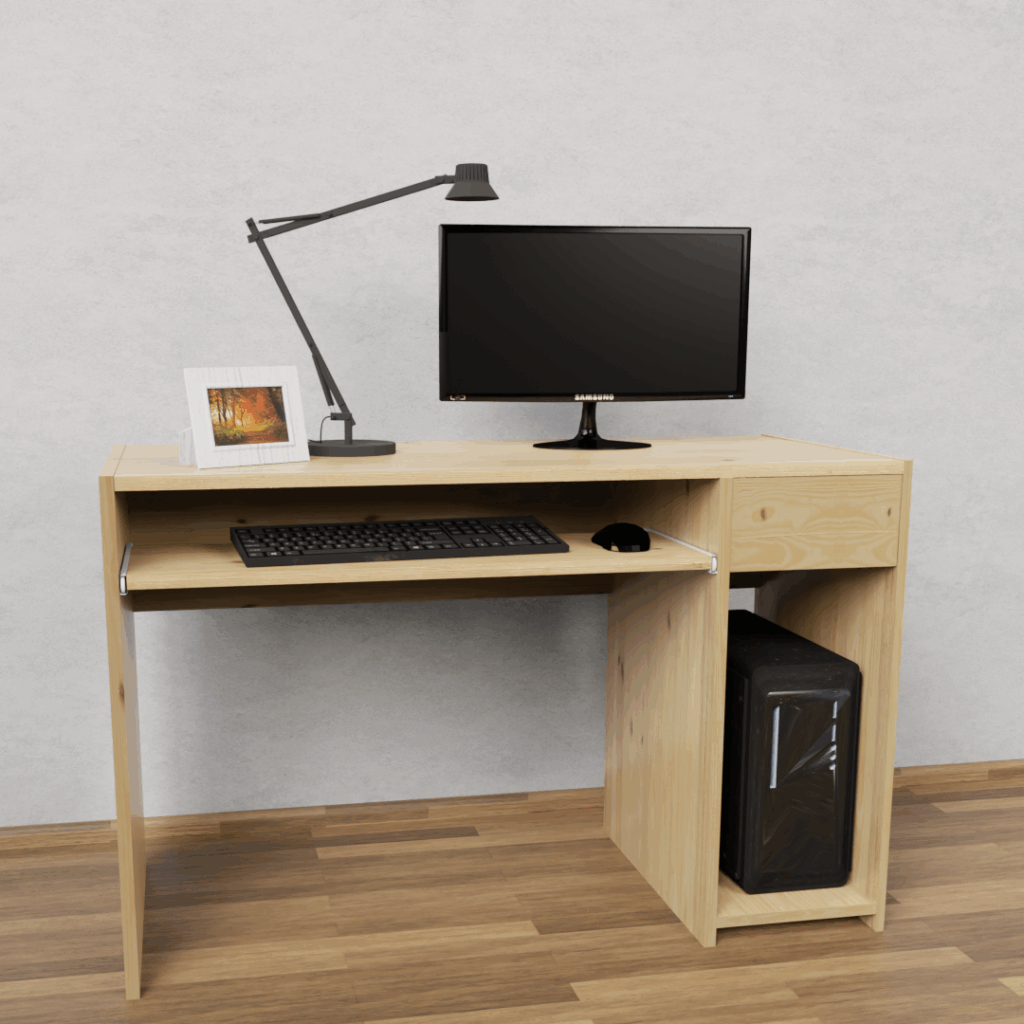 Escritorio para pc escritorio con cajon bandeja