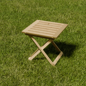 Mesa Plegable de Pino Madera Maciza 70x70 Jardín Interior y Bar