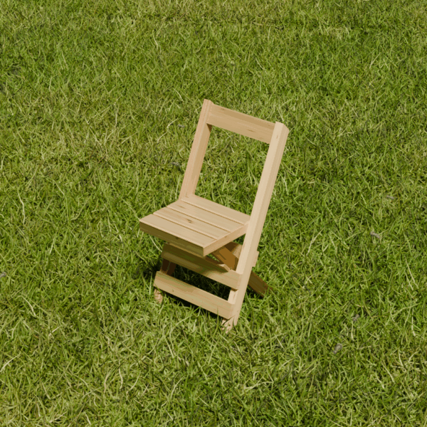 Silla Plegable Pino Madera Maciza exterior e interior y bar