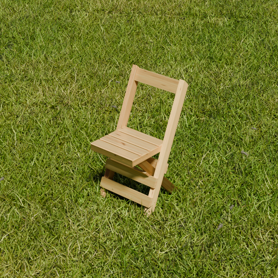 Silla Plegable Pino Madera Maciza exterior e interior y bar