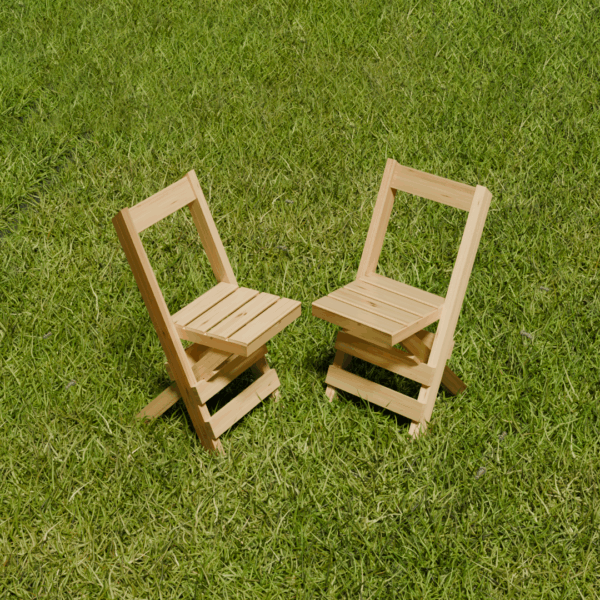 Silla Plegable Pino Madera Maciza exterior e interior y bar Combox2